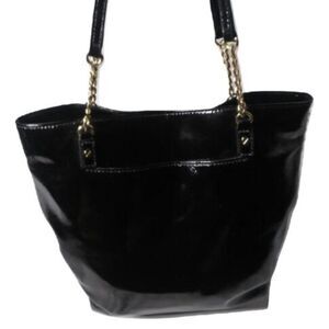 Michael Kors North South Jet Set Black Chain Tote Bag 38T2XJST3A